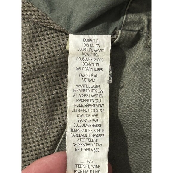 LL Bean Vest Men L Cargo Utility Hunting Fishing Outdoor Vintage Tactical Mesh - Picture 7 of 8